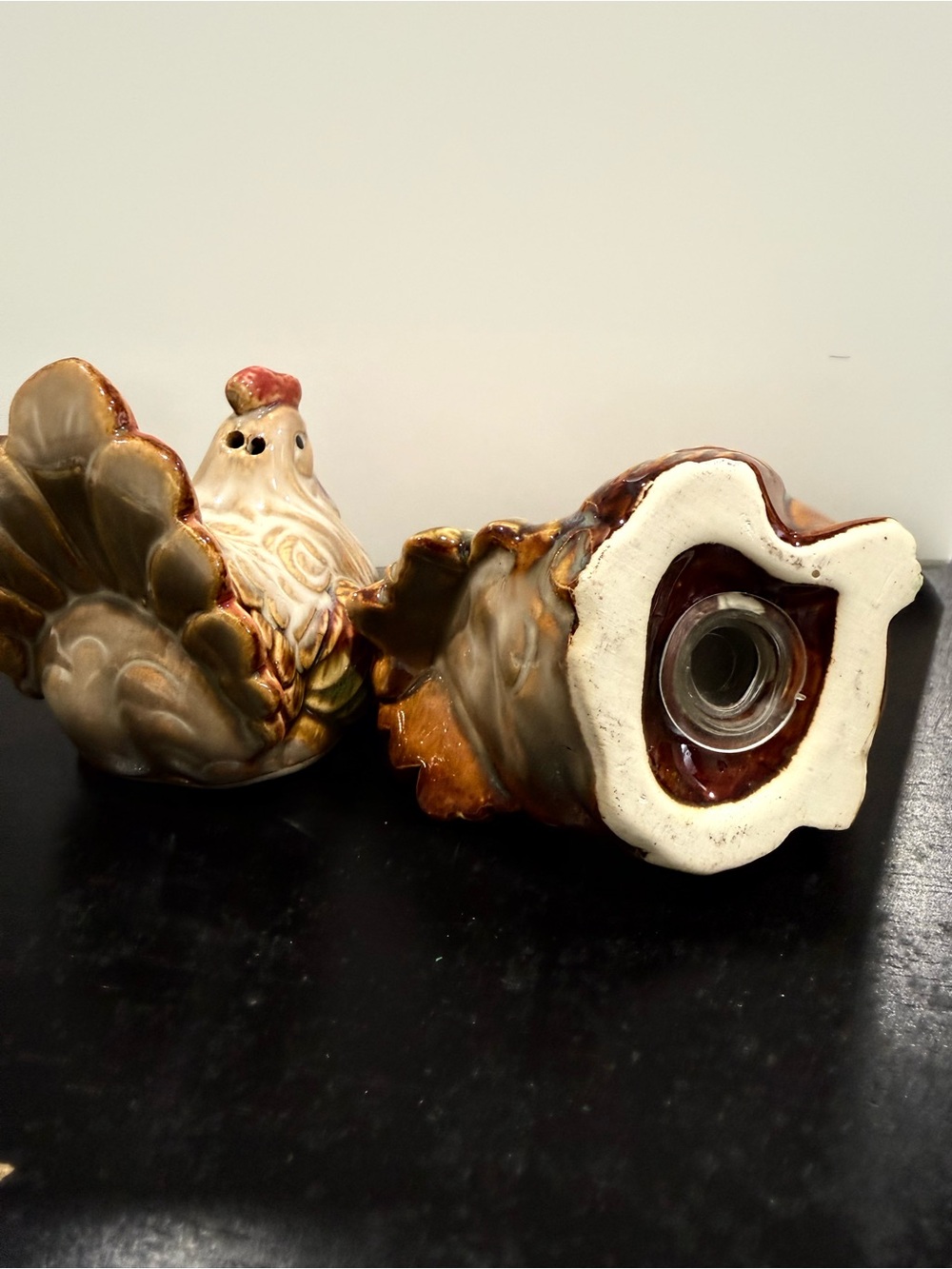 Vintage Ceramic Rooster Salt and Pepper Shakers